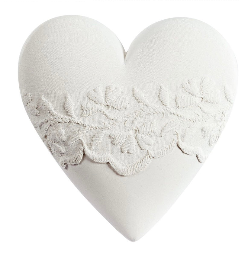 Caja corazón con escayola perfumada “Marquise”