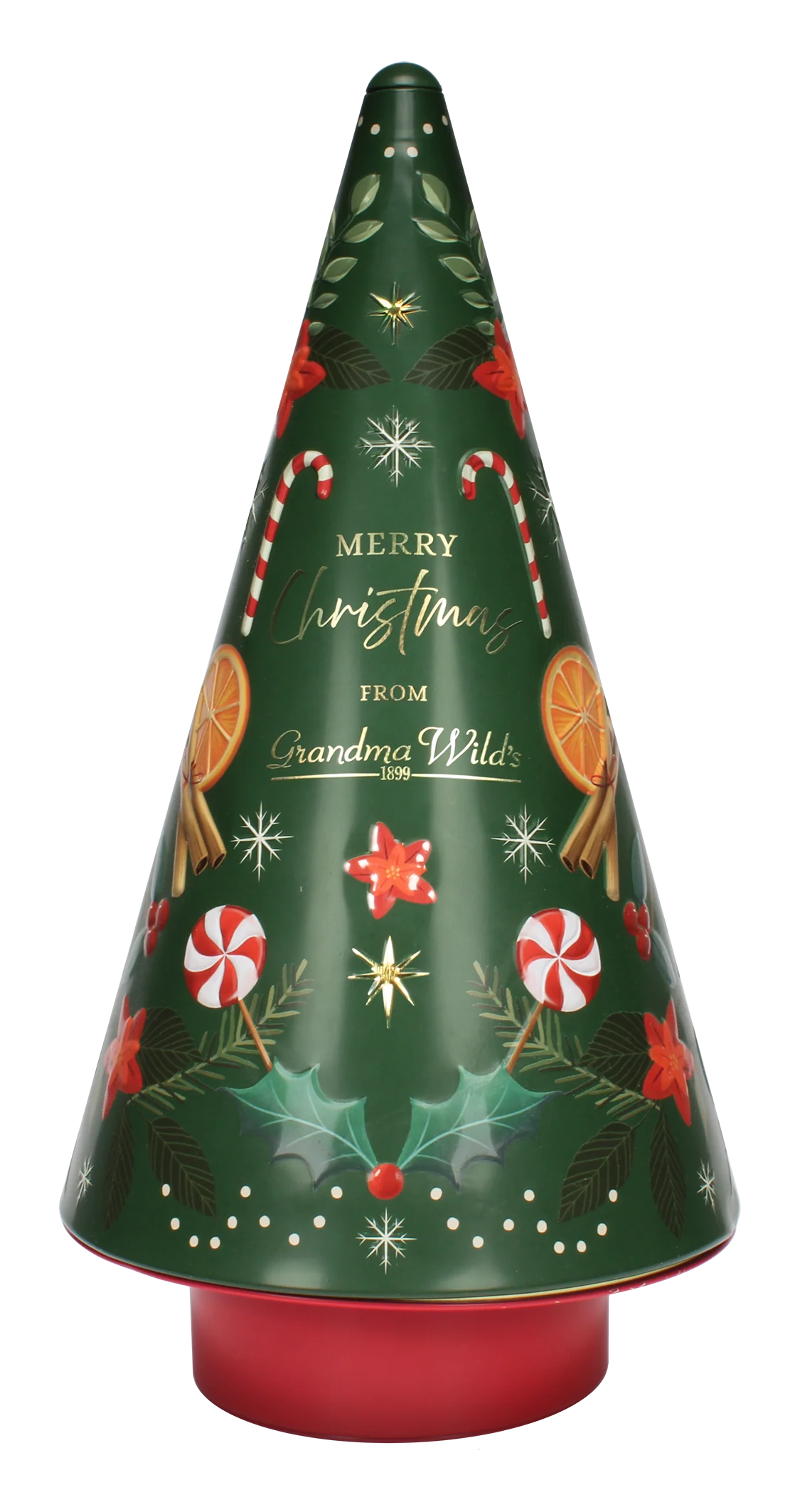 Árbol musical con galletas de jengibre “Grandma Wild’s”