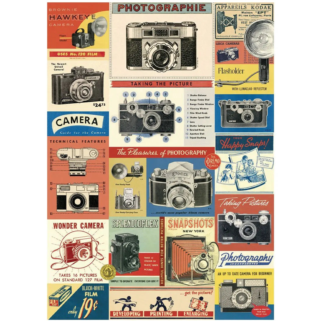 Póster "Vintage Cameras"