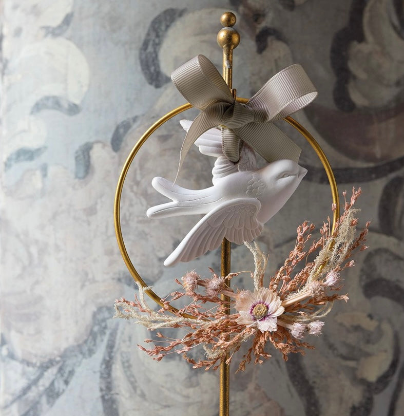 Corona con golondrina perfumada   “Fruits des Bois”