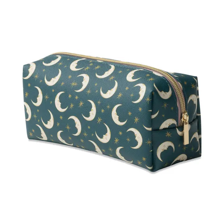 Estuche de cuero sintético “Teal moon”