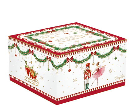 Taza con platito de porcelana “Magie de Noël”