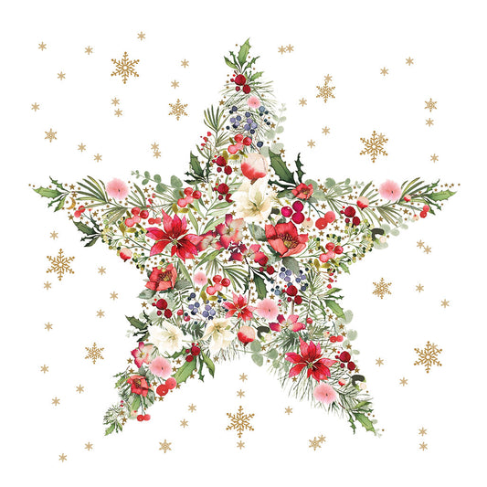 Servilletas de papel "Beautiful Christmas Star" 33x33
