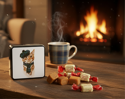 Caja de caramelos Fudge de vainilla “Tam o’Ginger”