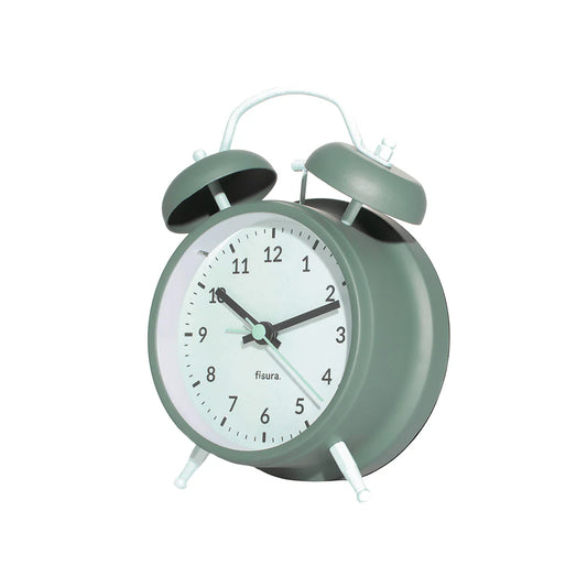 Reloj despertador retro Verde & Menta