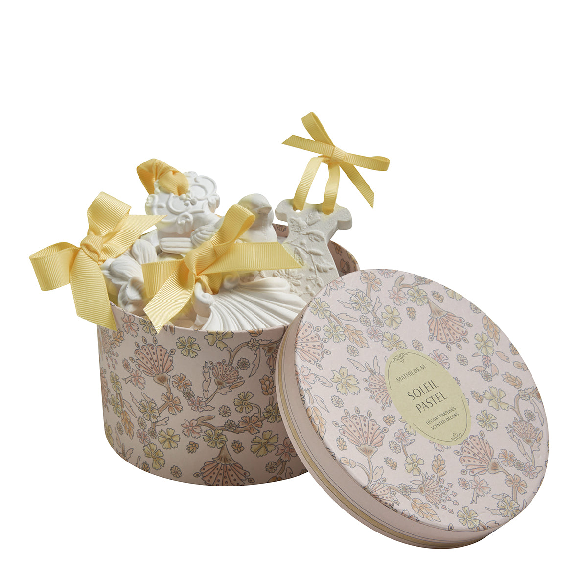 Cofre 5 escayolas perfumadas "Soleil Pastel"