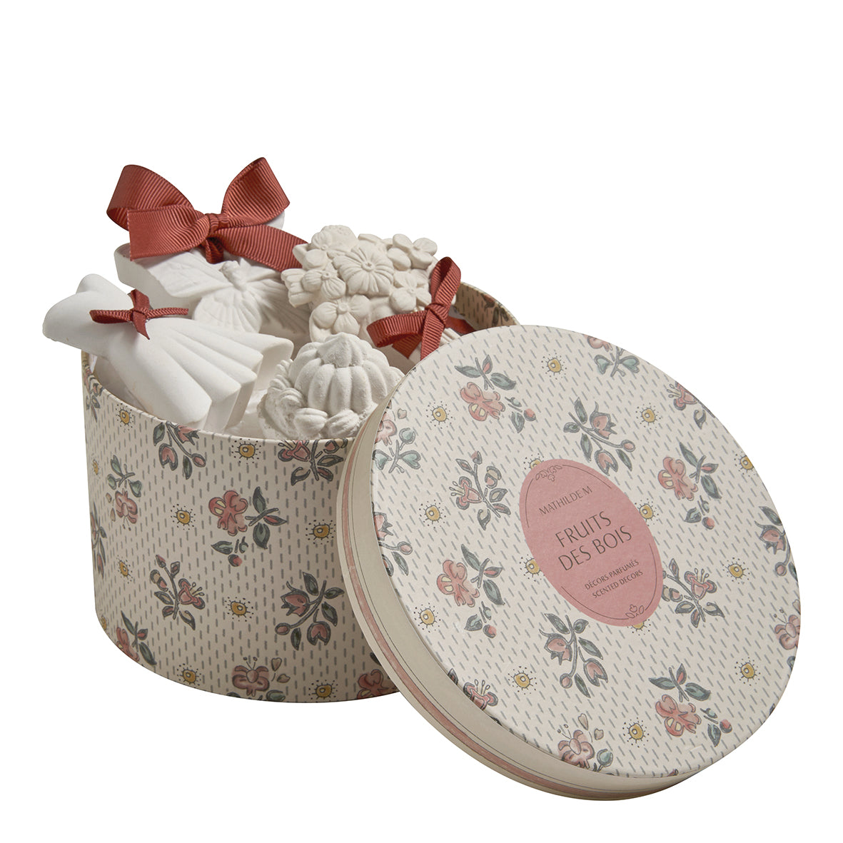 Cofre 5 escayolas perfumadas "Fruits des Bois"