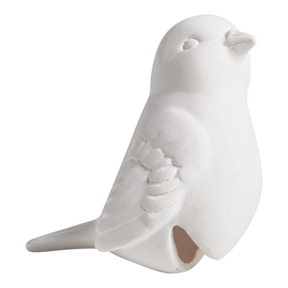 Adorno en forma de pajarito para vaso