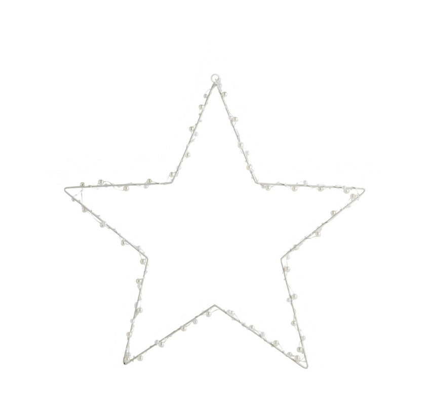 Estrella LED metálica grande