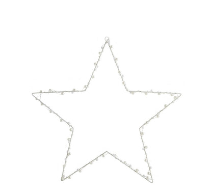 Estrella LED metálica grande