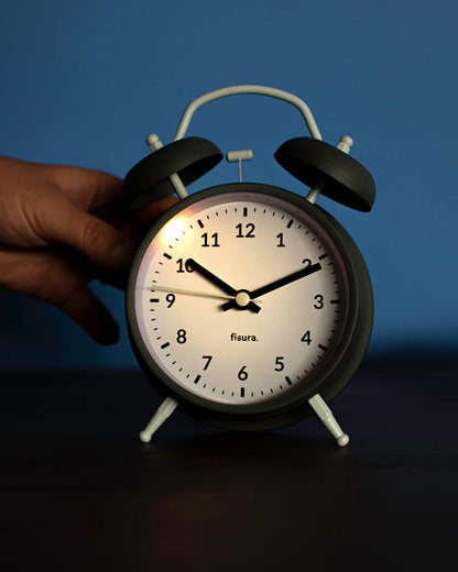 Reloj despertador retro Verde & Menta