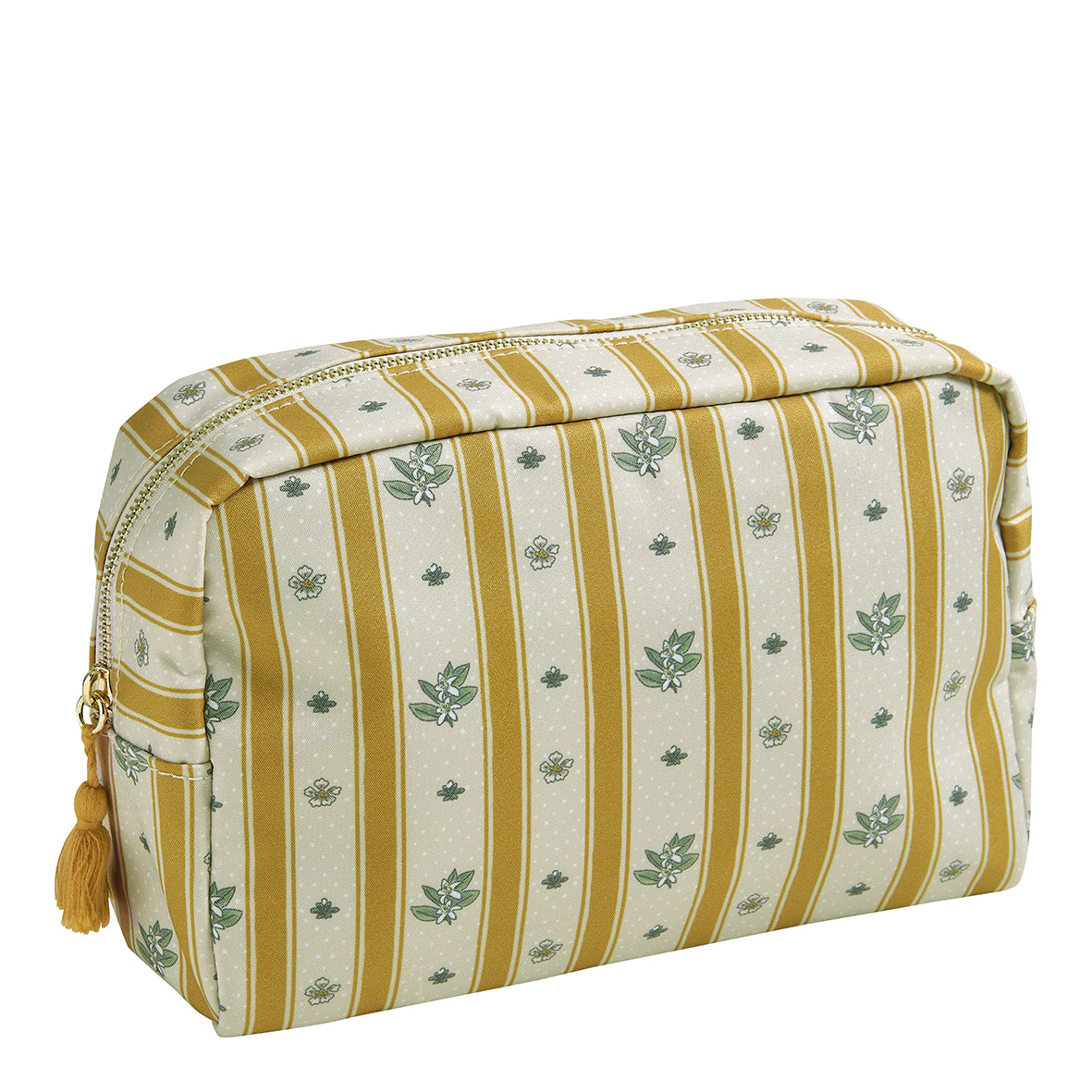 Neceser rectangular de tela “Fleur d’Oranger”