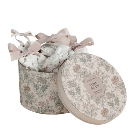 Cofre 5 escayolas perfumadas "Voile de Lin" 🤍