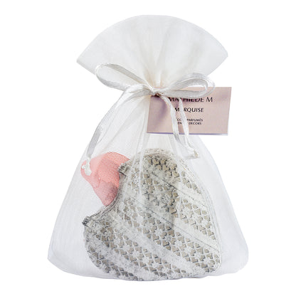Caja corazón con escayola perfumada “Marquise”