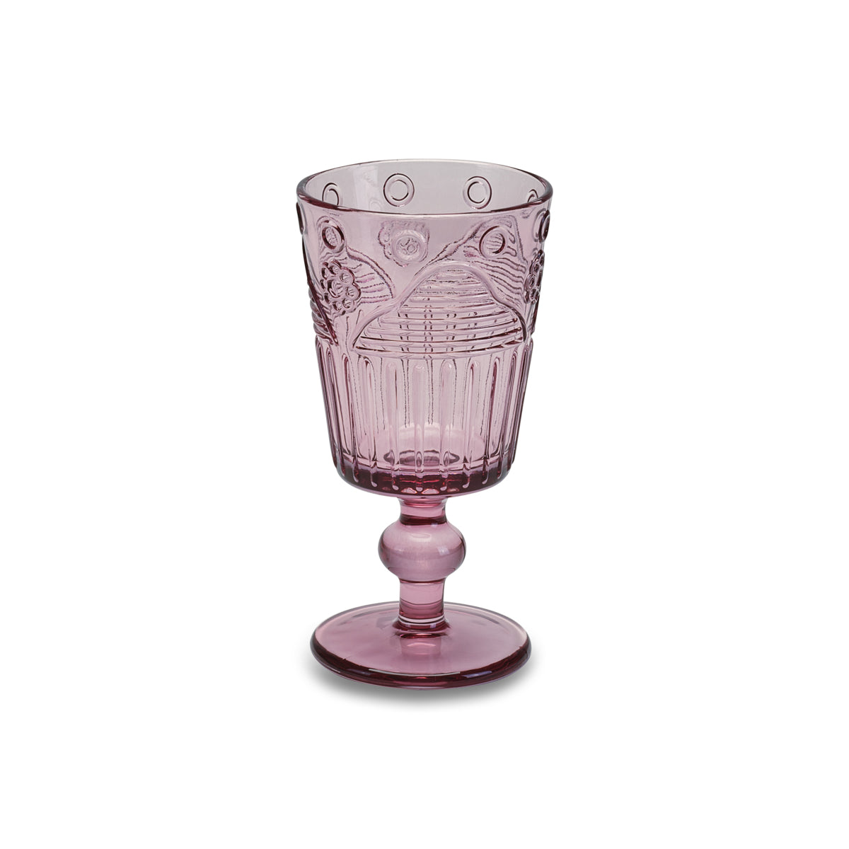 Set de 6 copas de vino “Margaret” - Rosa