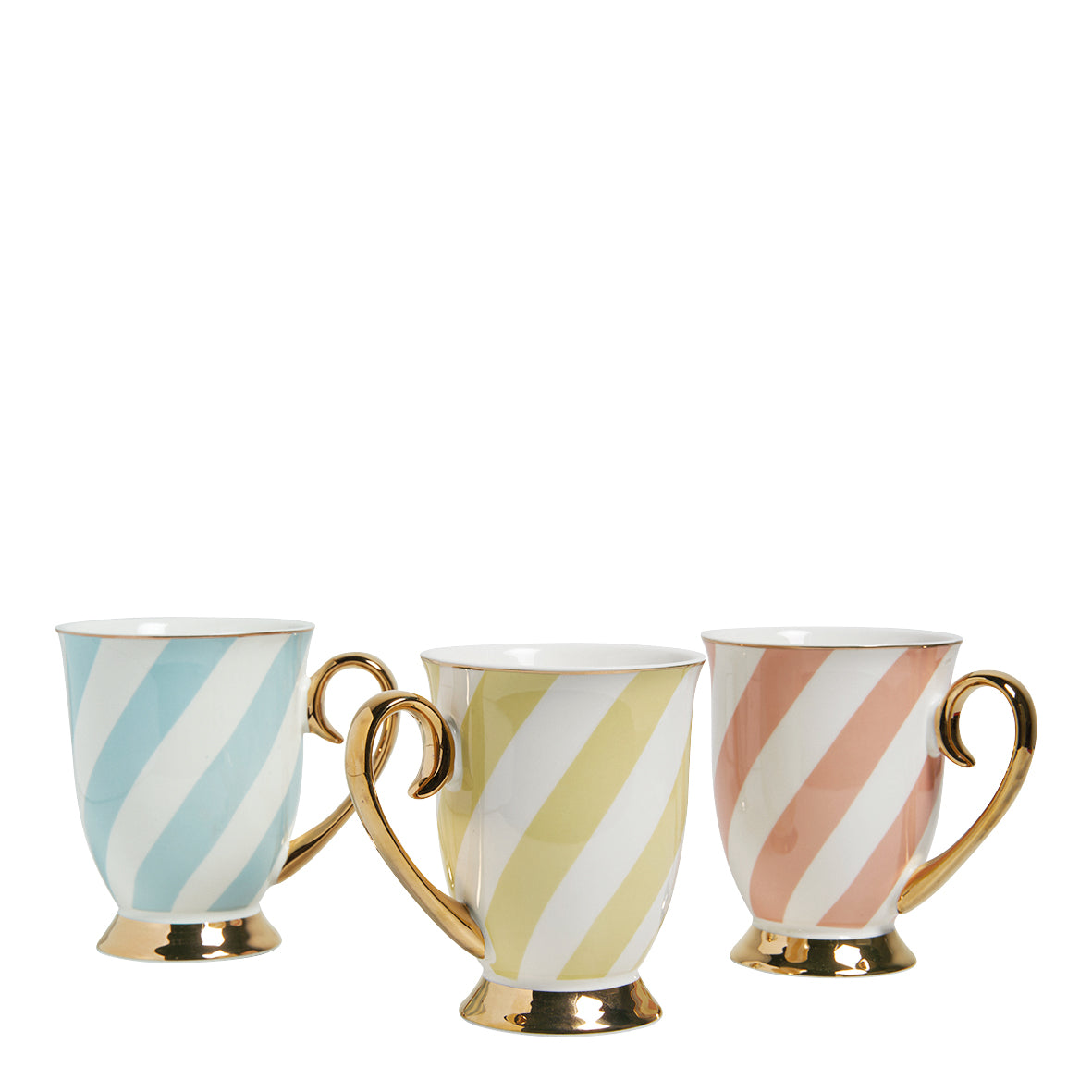 Taza mug a rayas pastel “Madame de Récamier”