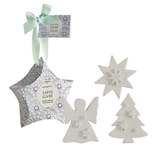 Set de escayolas perfumadas “Fête Nacrée” - Sapin Givré