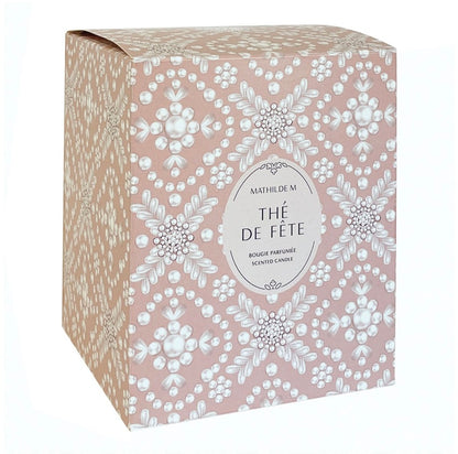 Vela perfumada “Boule de Noël Fête Nacrée” 210g - Thé de Fête
