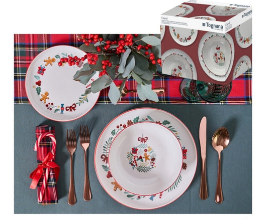 Vajilla de porcelana “Carol” (12 piezas)