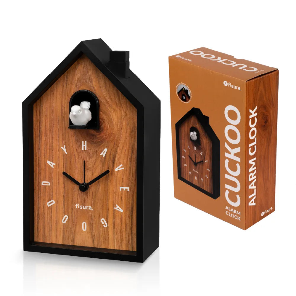 Reloj despertador cuco casita “Have a good day”