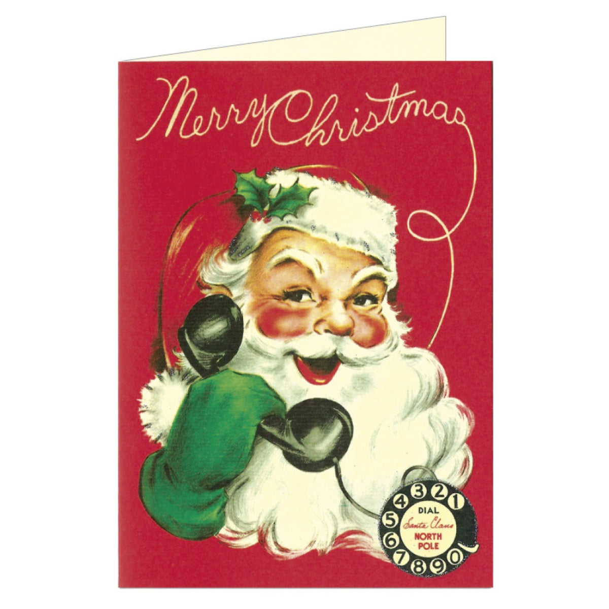 Postal vintage “Telephone Santa” 📞🎅🏻