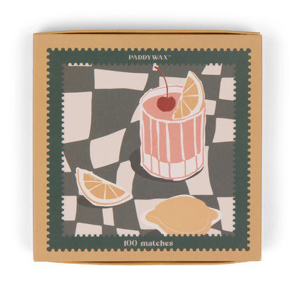 Caja de 100 cerillas “Cocktail” 🥃