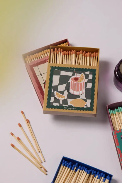 Caja de 100 cerillas “Cocktail” 🥃