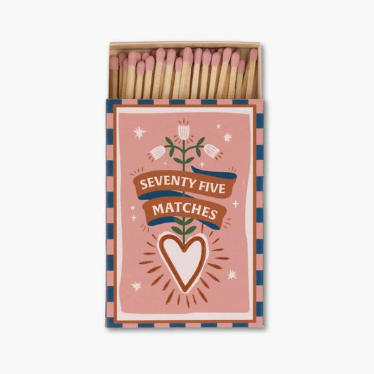 Caja de 75 cerillas “Hearts” 💗