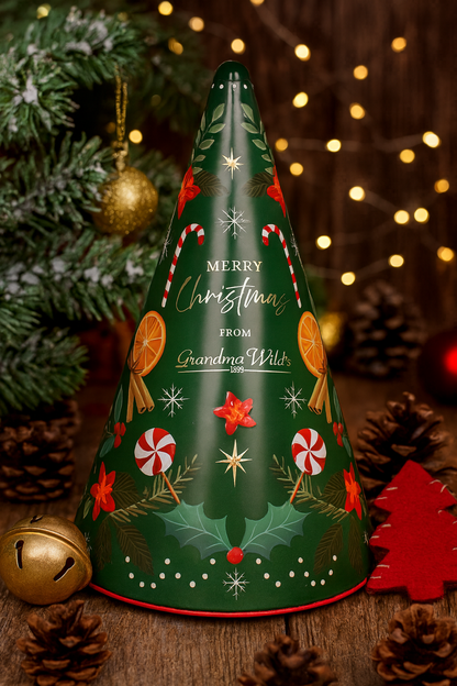 Árbol musical con galletas de jengibre “Grandma Wild’s”