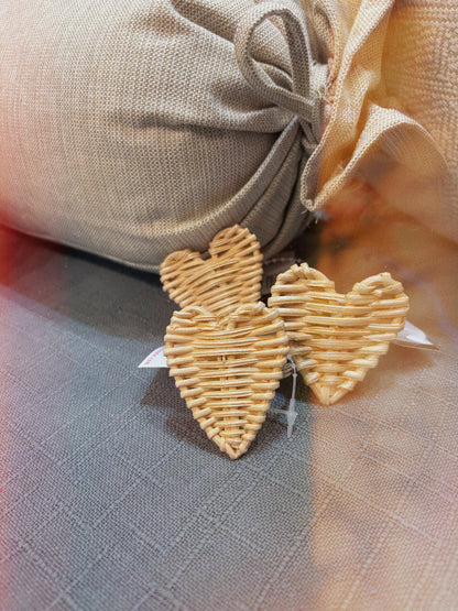 Servilletero con forma de corazón