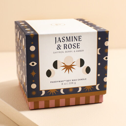 Vela perfumada "Moon Phases" 🌝 - Jazmín y rosa