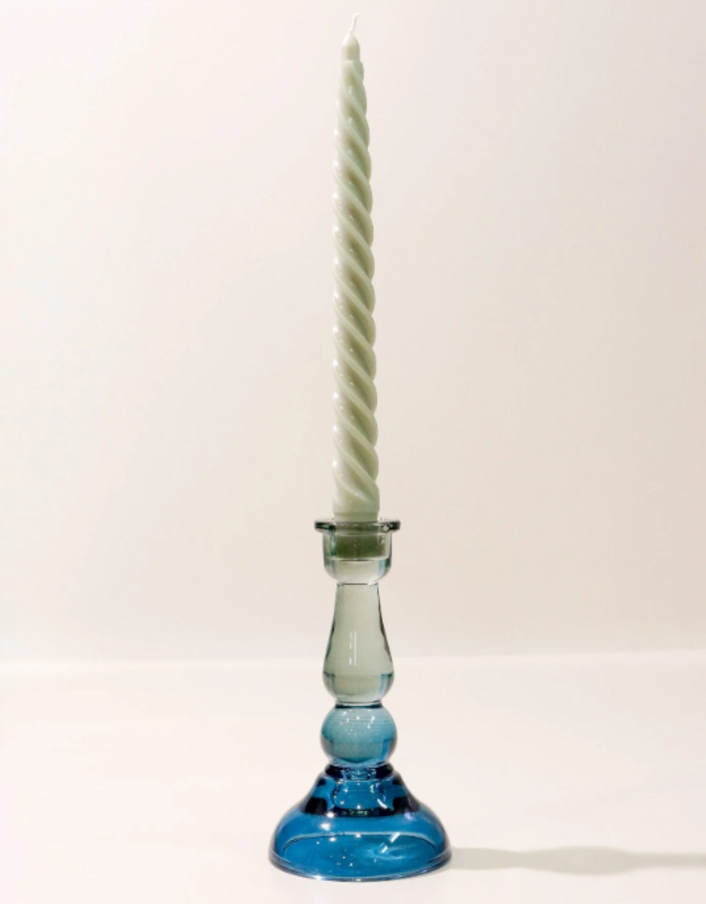 Candelabro de vidrio - Azul 🩵