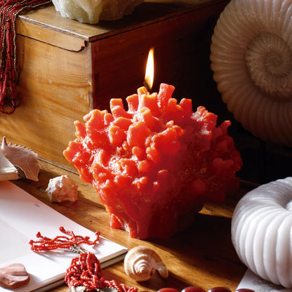 Vela decorativa Coral 🪸