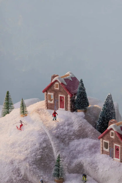 Porta velas/incienso "Alpine Chalet Style"