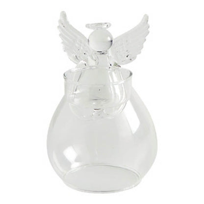Ángel portavelas de vidrio - Modelo pequeño