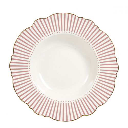Plato hondo "Madame de Récamier" - Rosa