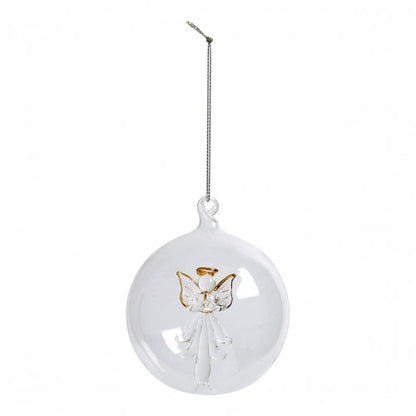 Set de 3 bolas de vidrio con figuras