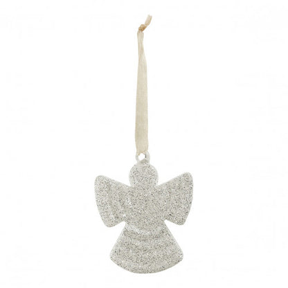 Set de 3 ángeles de purpurina