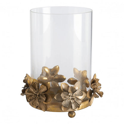 Fotóforo de vidrio y metal "Idylle"