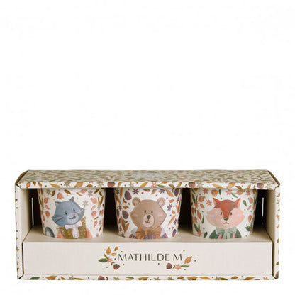 Set de 3 vasos "Les 3 Compères"