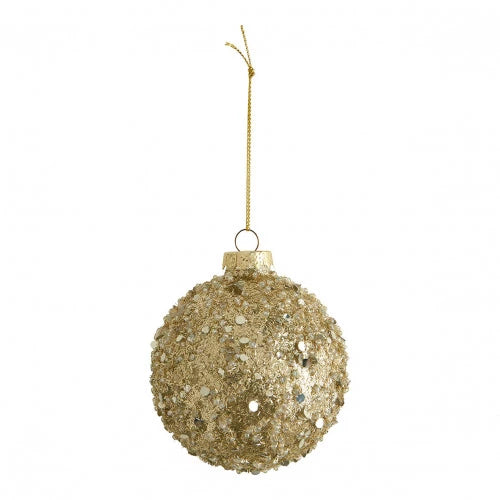 Set de 3 bolas de Navidad de purpurina "Comète"