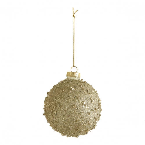 Set de 3 bolas de Navidad de purpurina "Comète"